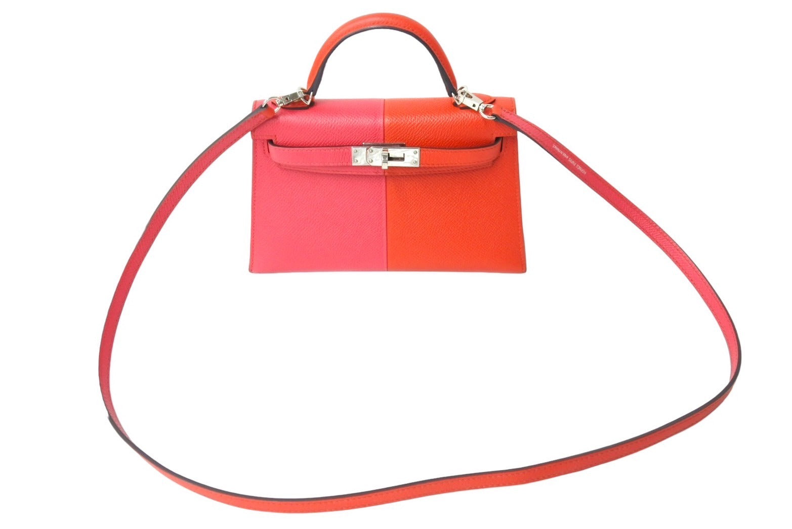 正規品　エルメス　HERMES　キャディバッグ　希少　中古品 エルメス HERMES Z刻印 ミニケリー2 ローズエクストレーム ルージュド