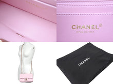 画像をギャラリービューアに読み込む, 極美品 CHANEL シャネル ミニマトラッセ 20 シングルチェーンショルダーバッグ ラムスキン ピンク ゴールド金具 中古 4c066988