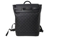 Load image into Gallery viewer, 新品同様 LouisVuitton ルイヴィトン スティーマー バックパック リュックサック M44052 モノグラムエクリプス 中古 4c066992