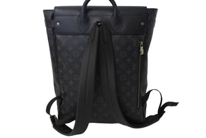 新品同様 LouisVuitton ルイヴィトン スティーマー バックパック リュックサック M44052 モノグラムエクリプス 中古 4c066992