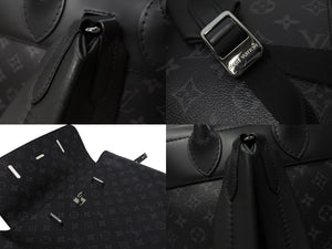 新品同様 LouisVuitton ルイヴィトン スティーマー バックパック リュックサック M44052 モノグラムエクリプス 中古 4c066992