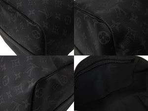 新品同様 LOUIS VUITTON ルイヴィトン エクリプス キーポル バンドリエール45 ボストンバッグ M40569 シルバー金具 ブラック 中古 4c066999