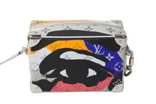 画像をギャラリービューアに読み込む, 極美品 LOUIS VUITTON ルイヴィトン ミニ ソフトトランク ショルダーバッグ M23144 マルチカラー キッドスーパー PVC レザー 中古 4c067003