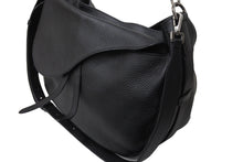 Load image into Gallery viewer, ChristianDior クリスチャンディオール サドルソフトバッグ 2WAYショルダーバッグ 1ADHO023ULA ブラック 美品 中古 4c067009