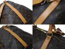 Load image into Gallery viewer, Louis Vuitton ルイヴィトン キーポル バンドリエール60 ボストンバッグ M41412 ブラウン ゴールド金具 美品 中古 4c067010