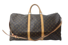 Load image into Gallery viewer, LOUIS VUITTON ルイヴィトン キーポルバンドリエール60 ボストンバッグ M41412 モノグラムキャンバス ブラウン 美品 中古 4c067011