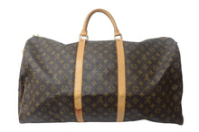 Load image into Gallery viewer, LOUIS VUITTON ルイヴィトン キーポルバンドリエール60 ボストンバッグ M41412 モノグラムキャンバス ブラウン 美品 中古 4c067011