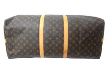 画像をギャラリービューアに読み込む, LOUIS VUITTON ルイヴィトン キーポルバンドリエール60 ボストンバッグ M41412 モノグラムキャンバス ブラウン 美品 中古 4c067011