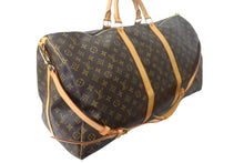 画像をギャラリービューアに読み込む, LOUIS VUITTON ルイヴィトン キーポルバンドリエール60 ボストンバッグ M41412 モノグラムキャンバス ブラウン 美品 中古 4c067011