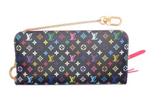 Load image into Gallery viewer, 極美品 LouisVuitton ルイヴィトン モノグラム マルチカラー ポルトフォイユ アンソリット 長財布 M93754 ブラック 中古 4c067018