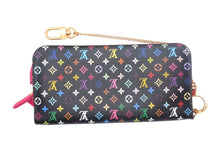 Load image into Gallery viewer, 極美品 LouisVuitton ルイヴィトン モノグラム マルチカラー ポルトフォイユ アンソリット 長財布 M93754 ブラック 中古 4c067018