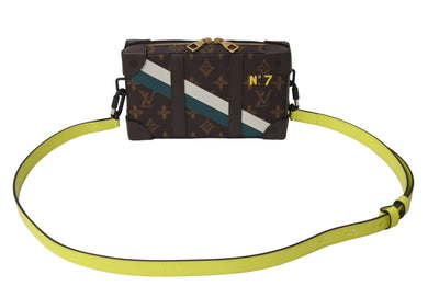 新品同様 LouisVuitton ルイヴィトン モノグラム ソフトトランク ウォレットショルダーバッグ M81246 ブラウン 中古 4c067019