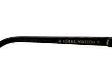 Load image into Gallery viewer, LOUIS VUITTON ルイヴィトン エヴィダンス サングラス パイロットスタイル Z0105W ブラック ゴールド サイズ65□8 美品 中古 4c067022