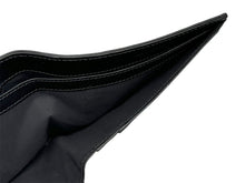 Load image into Gallery viewer, MaisonMargiela メゾンマルジェラ フリップフラップウォレット 二つ折り財布 レザー ブラック ホワイト 美品 中古 4c067023