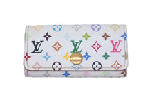 Load image into Gallery viewer, LouisVuitton ルイヴィトン マルチカラー キーケース 4連 M93731 PVCコーティングキャンバス ホワイト ピンク 美品 中古 4c067026