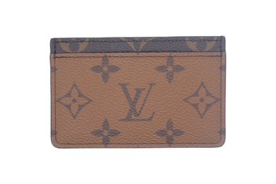 新品未使用 LouisVuitton ルイヴィトン カードケース モノグラム リバース ポルト カルト サーンプル M69161 中古 4c067027