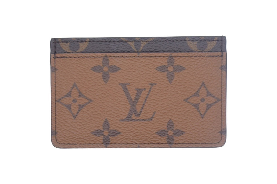 新品未使用 LouisVuitton ルイヴィトン カードケース モノグラム リバース ポルト カルト サーンプル M69161 中古 4c067027