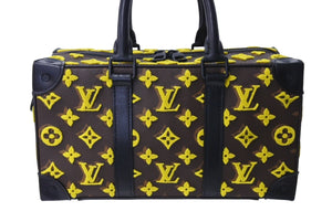 LOUIS VUITTON ルイヴィトン スピーディ ソフトトランク ハンドバッグ M45025 モノグラム タフタージュ PVC レザー 美品 中古 4c067029