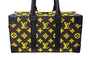 LOUIS VUITTON ルイヴィトン スピーディ ソフトトランク ハンドバッグ M45025 モノグラム タフタージュ PVC レザー 美品 中古 4c067029