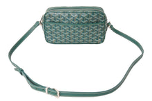 画像をギャラリービューアに読み込む, GOYARD ゴヤール カップヴェールPM バッグ ショルダーバッグ CAPVE2PMLTY10CL10P PVC レザー グリーン 美品 中古 4c067031