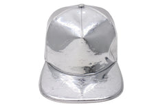 LOUISVUITTON 21AW Monogram Mirror Cap MP3115 Polyester Silver Size 60 Good Condition Used 4c067032