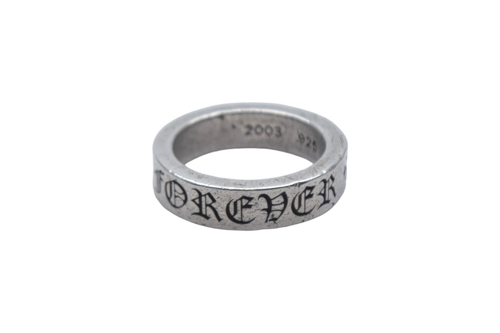 CHROME HEARTS クロムハーツ 6mm SPACER FOREVER スペーサー リング 指輪 サイズ16.5号 重量10.269g シルバー925 美品 中古 4c067052ch