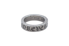 CHROME HEARTS 6mm SPACER FOREVER Spacer Ring Size 16.5 Weight 10.269g Silver 925 Good Condition Used 4c067052ch