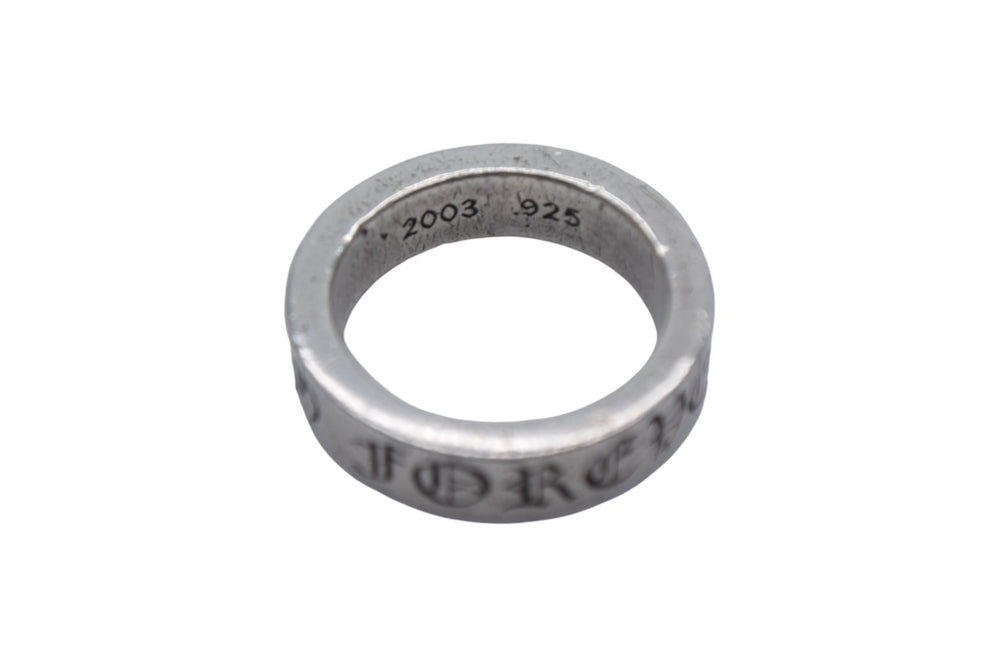 CHROME HEARTS 6mm SPACER FOREVER Spacer Ring Size 16.5 Weight 10.269g Silver 925 Good Condition Used 4c067052ch