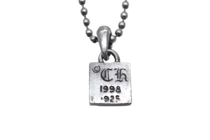 CHROME HEARTS Chrome Hearts Framed Heart Necklace Weight 5.108g Total Length 43.5 1998 Engraved Silver 925 Celtic Good Condition Used 4c067053ch