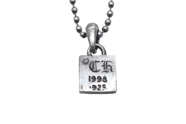 CHROME HEARTS Chrome Hearts Framed Heart Necklace Weight 5.108g Total Length 43.5 1998 Engraved Silver 925 Celtic Good Condition Used 4c067053ch