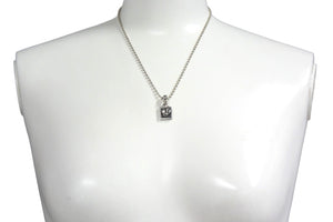 CHROME HEARTS Chrome Hearts Framed Heart Necklace Weight 5.108g Total Length 43.5 1998 Engraved Silver 925 Celtic Good Condition Used 4c067053ch