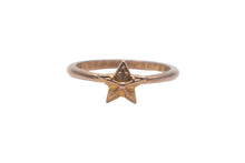画像をギャラリービューアに読み込む, CHROME HEARTS クロムハーツ BUBBLGM STAR バブルガム スターリング 指輪 22K ゴールド スターモチーフ サイズ9号 重量2.381g 美品 中古 4c067056