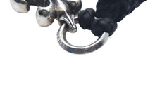 画像をギャラリービューアに読み込む, CHROME HEARTS クロムハーツ BSフレアペンダント wレザーブレイド ネックレス BS FLEUR LB シルバー925 重量37.318g 全長94cm 美品 中古 4c067061ch
