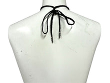 画像をギャラリービューアに読み込む, CHROME HEARTS クロムハーツ BSフレアペンダント wレザーブレイド ネックレス BS FLEUR LB シルバー925 重量36.239g 美品 中古 4c067063