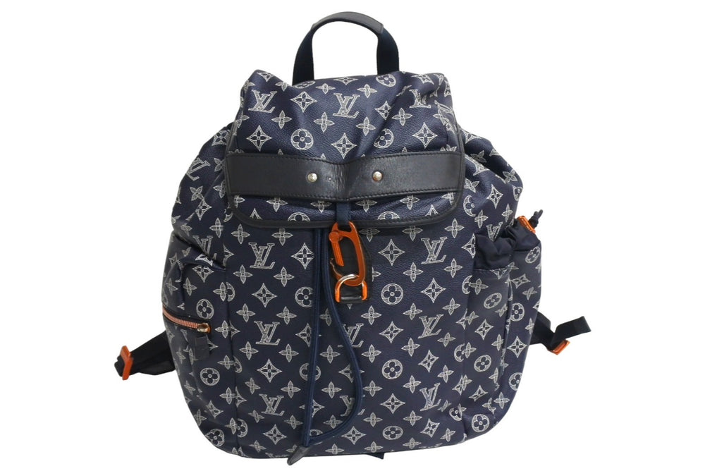 LOUIS VUITTON Discovery Backpack Rucksack M43693 Monogram Ink Navy Good Condition Used 4c067066