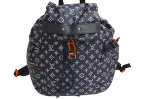 LOUIS VUITTON ルイヴィトン ディスカバリー バックパック リュックサック Ｍ43693 モノグラムインク ネイビー 美品 中古 4c067066