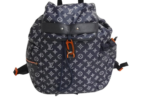 LOUIS VUITTON ルイヴィトン ディスカバリー バックパック リュックサック Ｍ43693 モノグラムインク ネイビー 美品 中古 4c067066