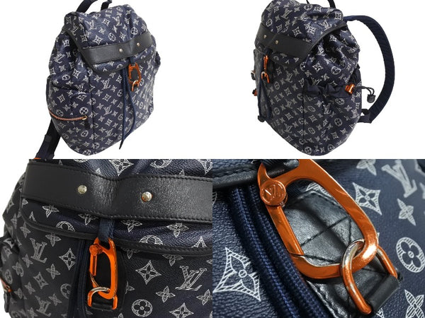 LOUIS VUITTON ルイヴィトン ディスカバリー バックパック リュックサック Ｍ43693 モノグラムインク ネイビー 美品 中古 4c067066