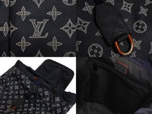LOUIS VUITTON ルイヴィトン ディスカバリー バックパック リュックサック Ｍ43693 モノグラムインク ネイビー 美品 中古 4c067066