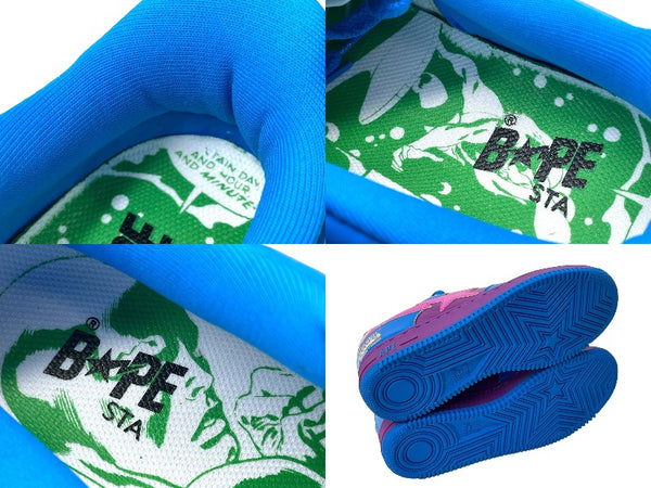 BAPESTA x Marvel Comics BAPESTA x Marvel Sneakers Silver Surfer FS-001 Blue Purple 27.5 Good Condition Used 4c067069