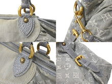 Load image into Gallery viewer, LOUIS VUITTON ルイ ヴィトン モノグラムデニム ネオカヴィMM 2WAYハンドバッグ M95351 ショルダーバッグ ロゴ ゴールド金具 グレー 良品 中古 4c067076