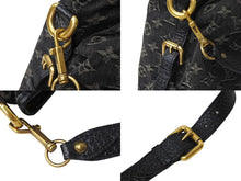 Load image into Gallery viewer, LOUIS VUITTON ルイ ヴィトン モノグラムデニム ネオカヴィMM 2WAYハンドバッグ M95351 ショルダーバッグ ロゴ ゴールド金具 ノワール 美品 中古 4c067079