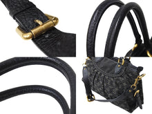 Load image into Gallery viewer, LOUIS VUITTON ルイ ヴィトン モノグラムデニム ネオカヴィMM 2WAYハンドバッグ M95351 ショルダーバッグ ロゴ ゴールド金具 ノワール 美品 中古 4c067079