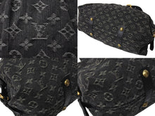 Load image into Gallery viewer, LOUIS VUITTON ルイ ヴィトン モノグラムデニム ネオカヴィMM 2WAYハンドバッグ M95351 ショルダーバッグ ロゴ ゴールド金具 ノワール 美品 中古 4c067079