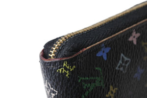 LOUIS VUITTON ルイヴィトン モノグラムマルチカラー ジッピー コイン パース グルナード コインケース ブラック M93740 良品 中古 4c067080