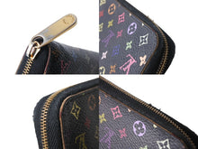 Load image into Gallery viewer, LOUIS VUITTON ルイヴィトン モノグラムマルチカラー ジッピー コイン パース グルナード コインケース ブラック M93740 良品 中古 4c067080