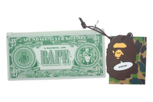 Load image into Gallery viewer, 新品未使用 A BATHING APE アベイシングエイプ ポーチ BANKNOTE グリーン MN0508_1K80190305 中古 4c067086