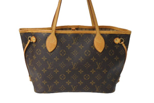 LOUIS VUITTON ルイ ヴィトン ネヴァーフル PM トートバッグ M41245 モノグラムキャンバス ブラウン 美品 中古 4c067090lv