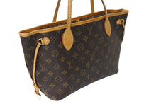 画像をギャラリービューアに読み込む, LOUIS VUITTON ルイ ヴィトン ネヴァーフル PM トートバッグ M41245 モノグラムキャンバス ブラウン 美品 中古 4c067090lv