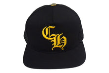 画像をギャラリービューアに読み込む, 極美品 ChromeHearts クロムハーツ CH BaseBall Hat ベースボールキャップ ブラック ブラック イエロー サイズOS 中古 4c067093